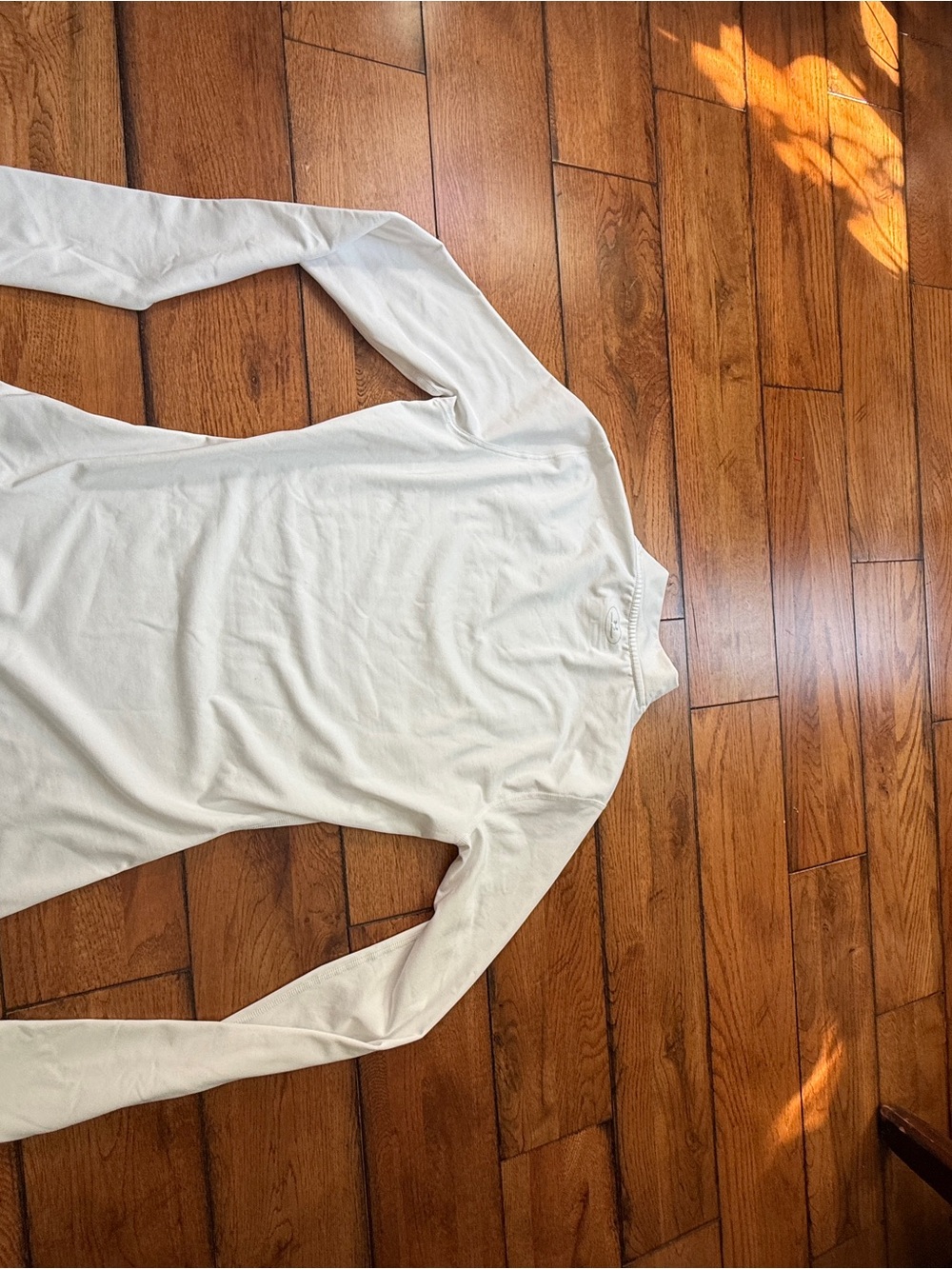Under Armour White Fitted Mock Neck Performance Top